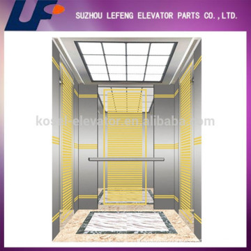 Hairline/Etching/Mirro Stainless Steel Passenger Elevator